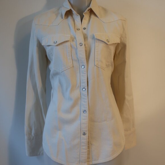 NWT Womens Rag & Bone Cream Button Down Shirt S - Picture 3 of 7
